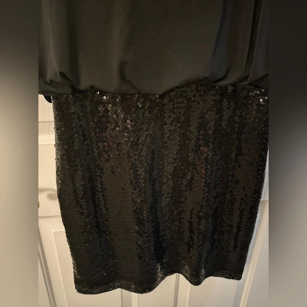 Cynthia Rowley Women’s Black sequence dress size 14 - Picture 3 of 9